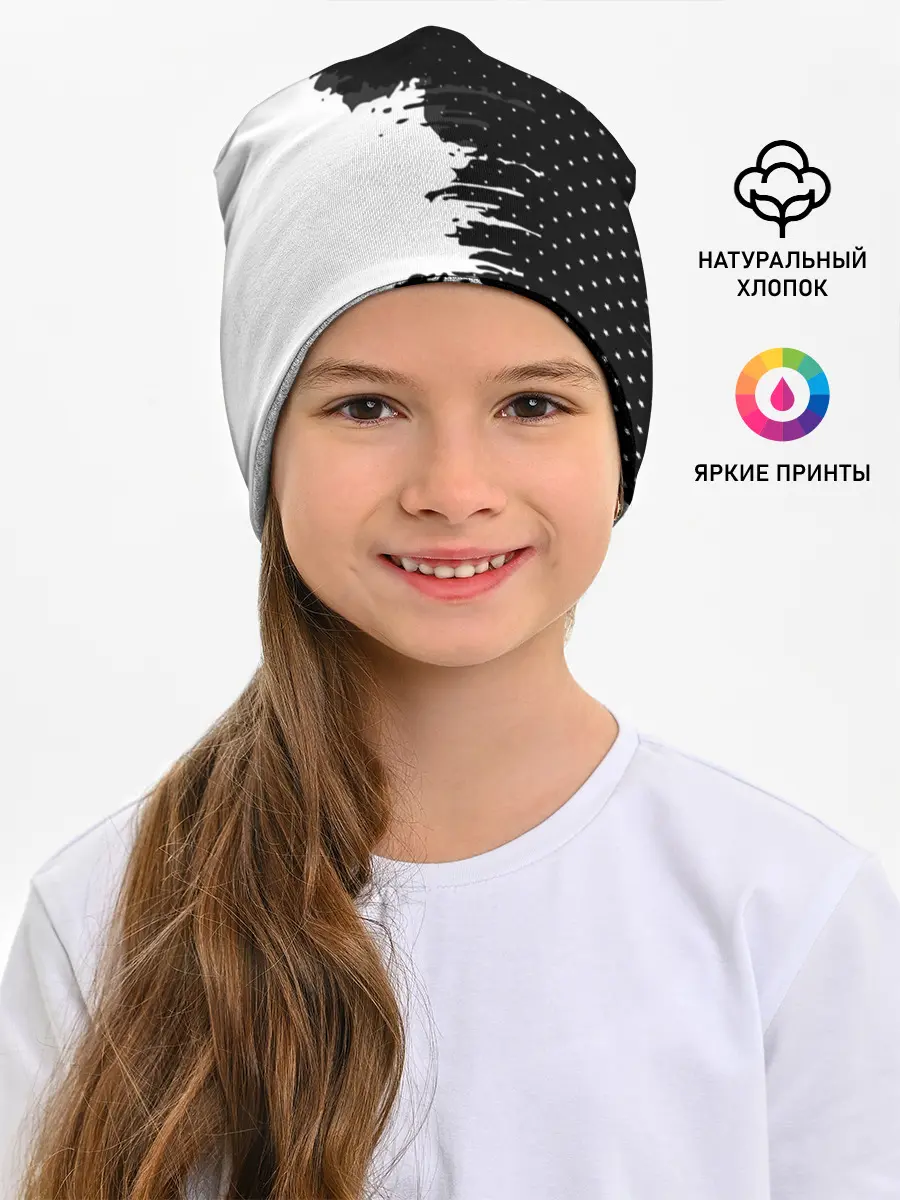 Детская шапка / Barcelona uniform black 2018