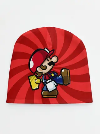 Детская шапка / Mario
