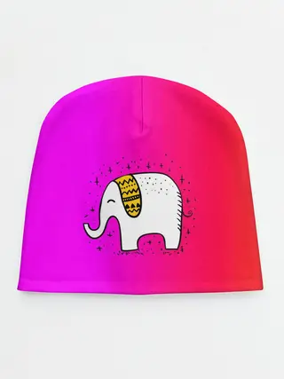 Детская шапка / Радужный слоник