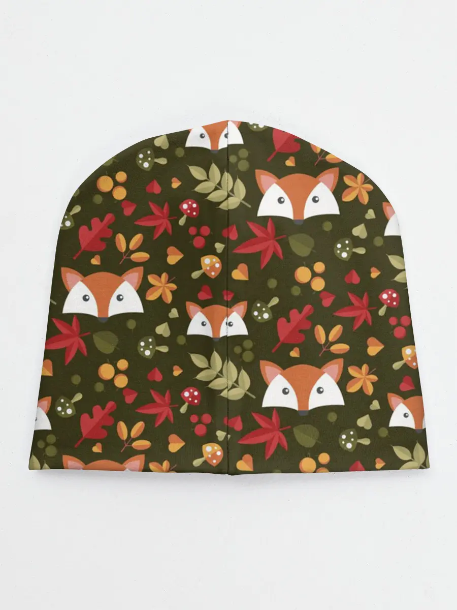 Детская шапка / Лисоньки в лесу