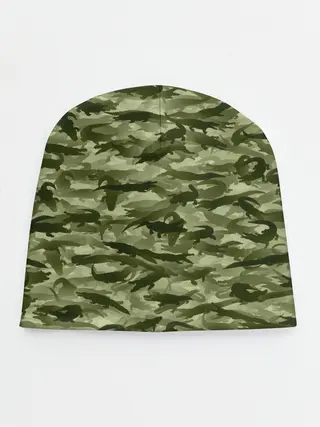 Детская шапка / Камуфляж с крокодилами