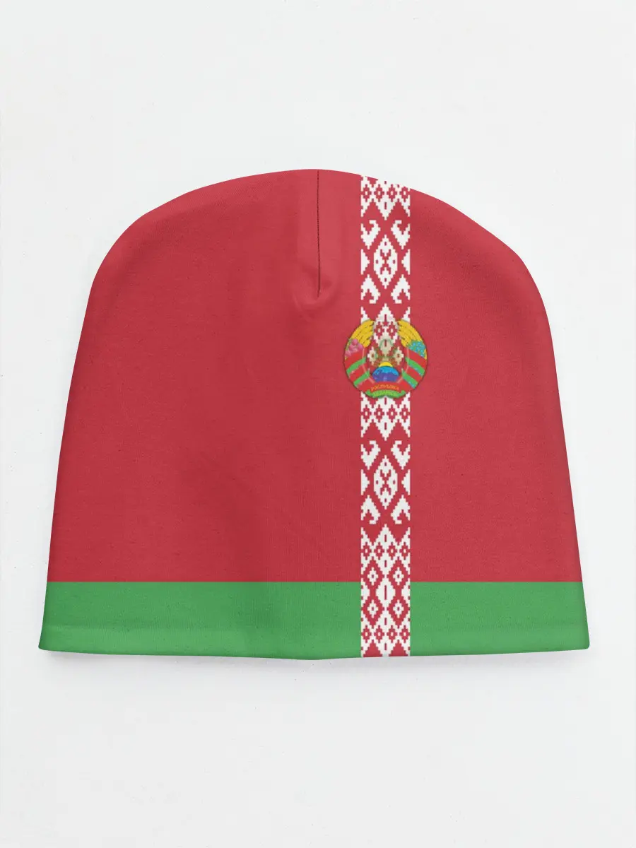 Детская шапка / Белоруссия, лента с гербом