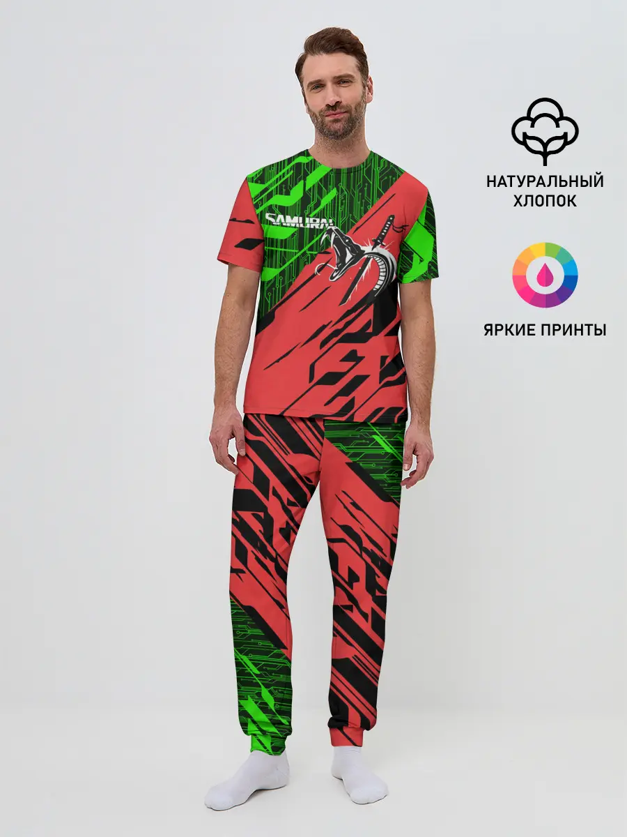 Мужская пижама с брюками / CYBERPUNK 2077
