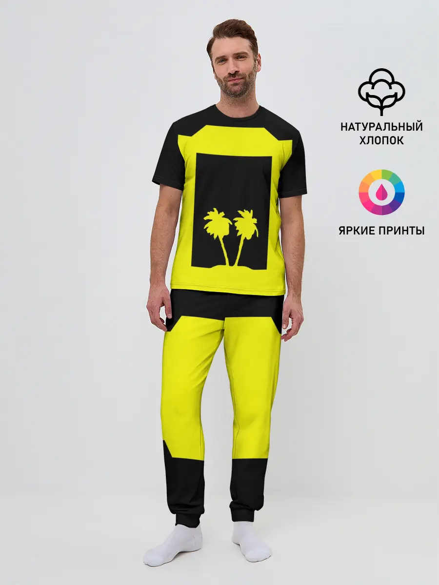 Мужская пижама с брюками / Cyberpunk 2077 nightcity