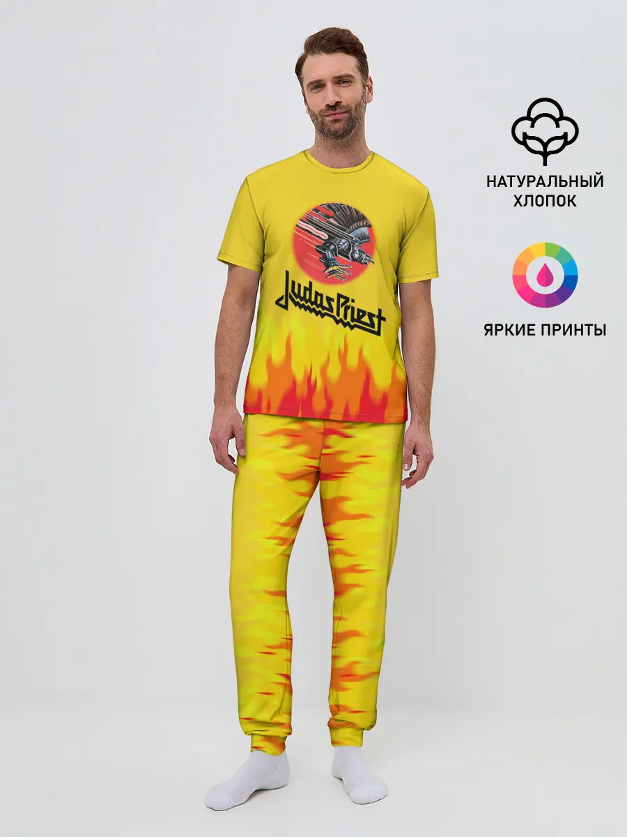 Мужская пижама с брюками / Джудас Прист: Бог металла.