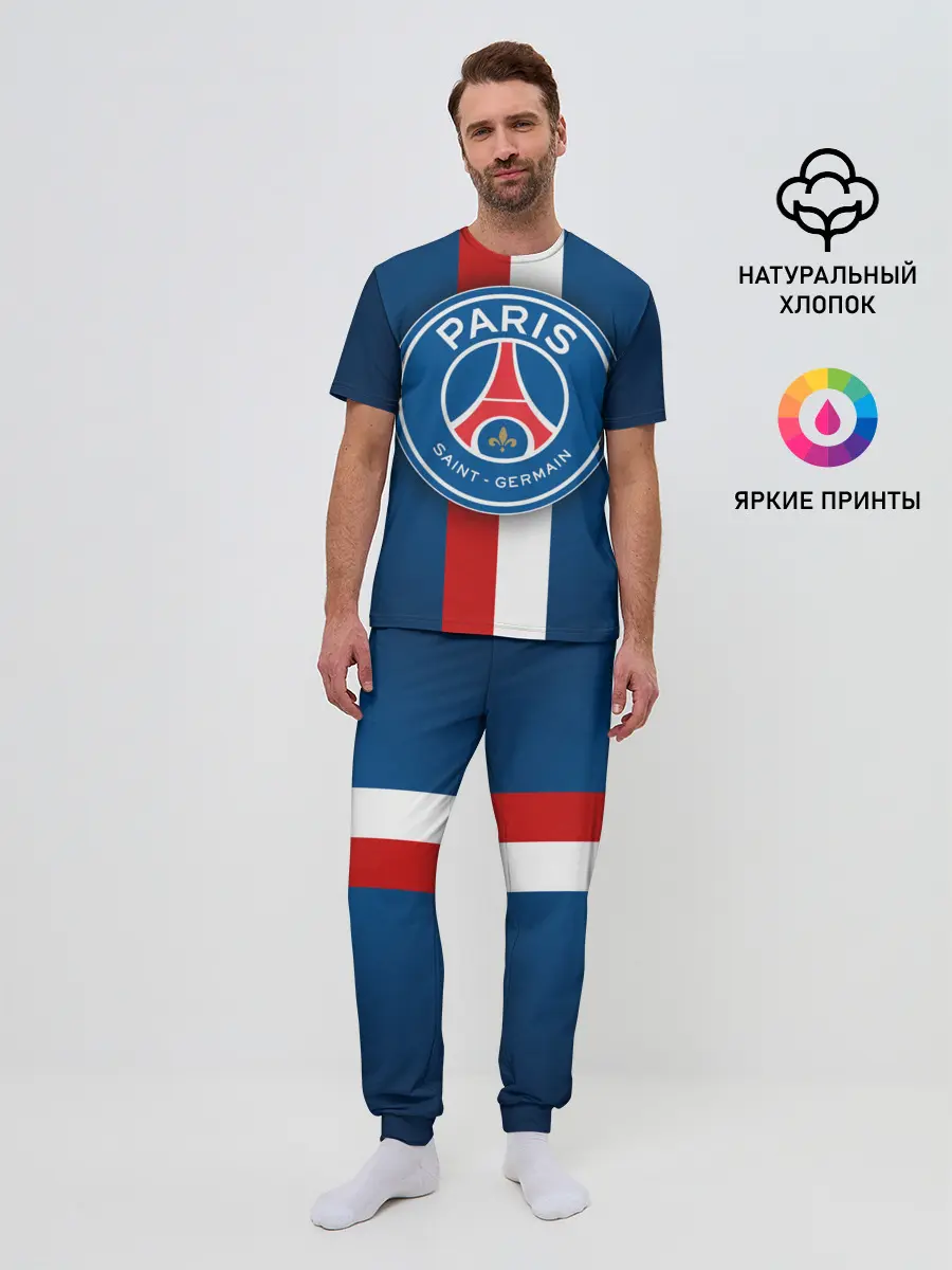 Мужская пижама с брюками / ФК Пари Сен-Жермен