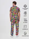 Мужская пижама с брюками / РАЗНОЦВЕТНЫЙ ПАЗЛ