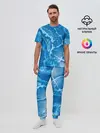 Мужская пижама с брюками / Ледяной