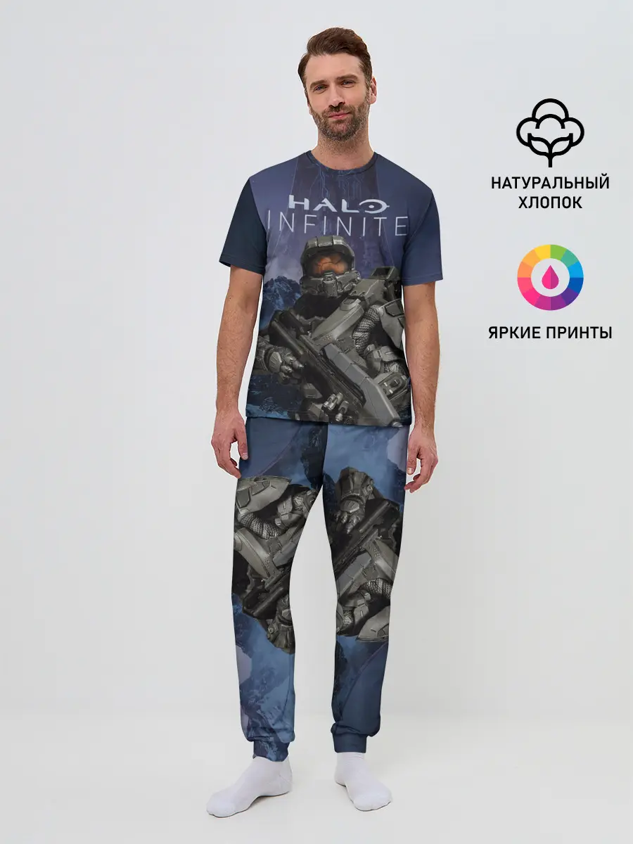 Мужская пижама с брюками / Halo Infinite