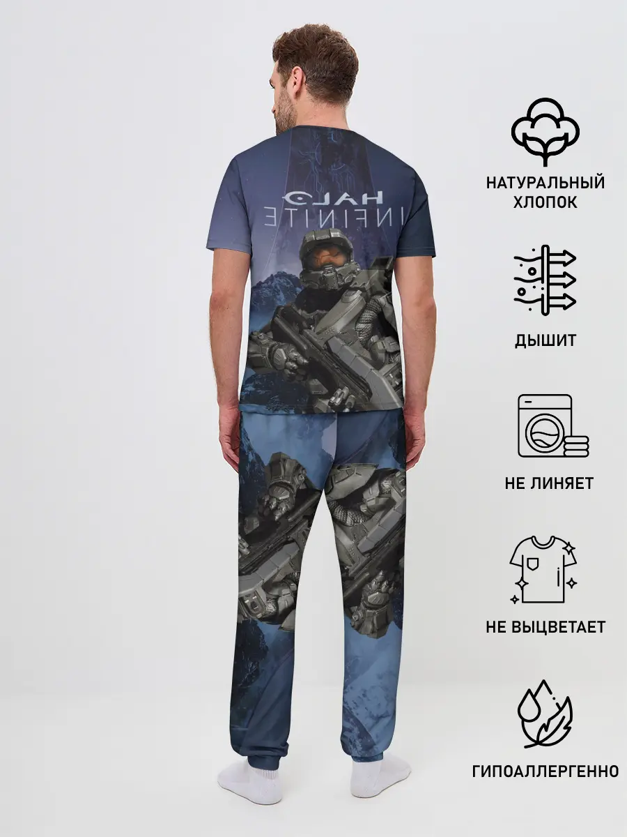 Мужская пижама с брюками / Halo Infinite