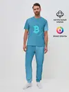 Мужская пижама с брюками / Bitcoin