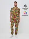 Мужская пижама с брюками / RETRO MIX