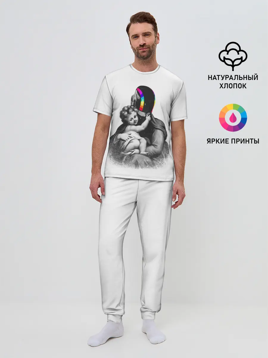 Мужская пижама с брюками / Daft Punk