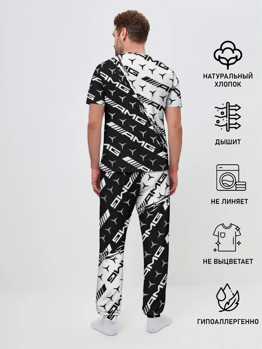 Мужская пижама с брюками / MERCEDES BENZ AMG