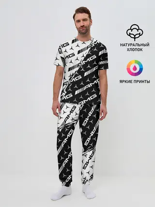 Мужская пижама с брюками / MERCEDES BENZ AMG