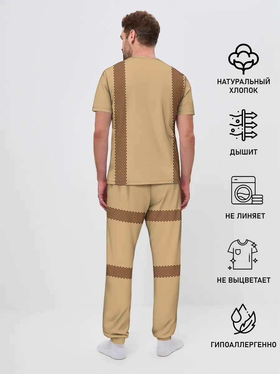 Мужская пижама с брюками / Спички