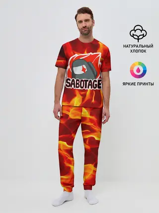 Мужская пижама с брюками / Among Us