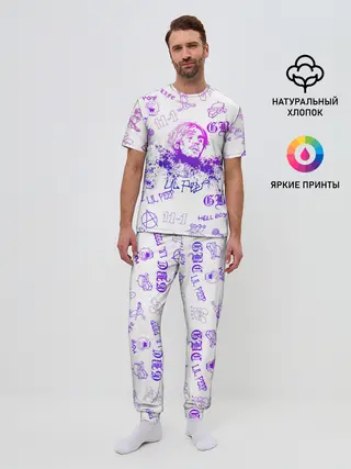Мужская пижама с брюками / LIL PEEP