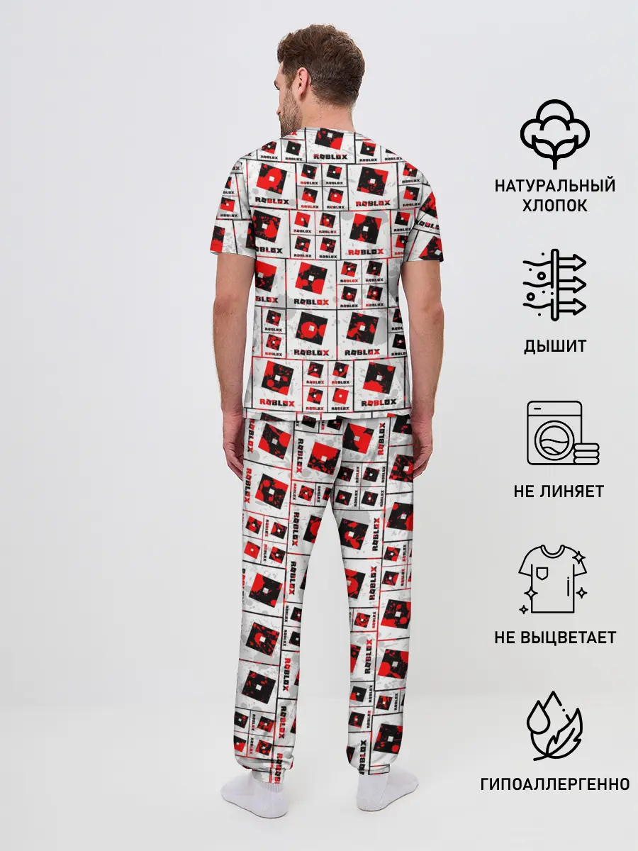 Мужская пижама с брюками / ROBLOX