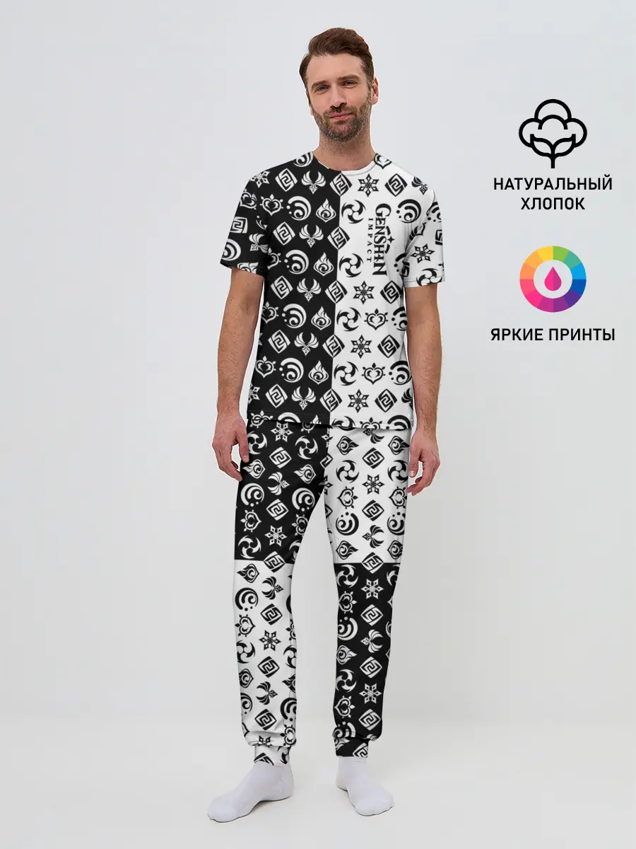 Мужская пижама с брюками / Genshin Impact