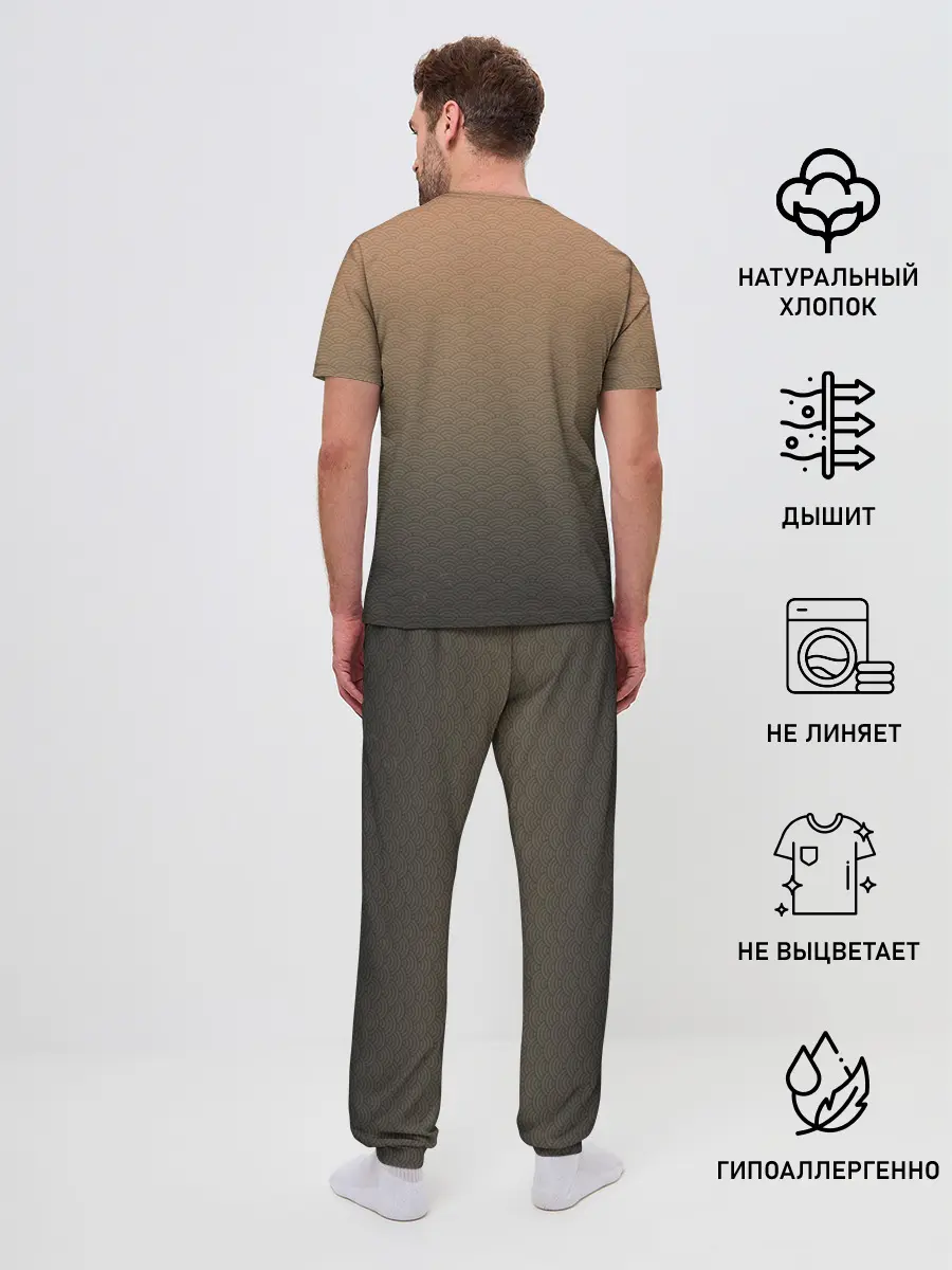 Мужская пижама с брюками / GENSHIN IMPACT HU TAO