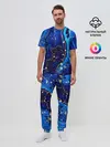 Мужская пижама с брюками / СИНИЙ ГРАНИТ