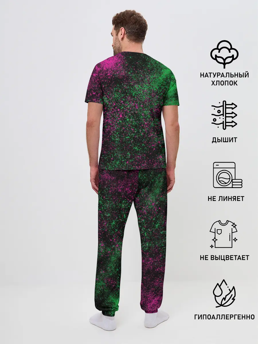 Мужская пижама с брюками / ДЖУДИ АЛЬВАРЕС | CYBERPUNK