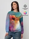 Женский свитшот / КОСМИЧЕСКИЙ КОТ