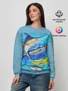 Женский свитшот / Marlin and other fish