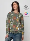 Женский свитшот / Клевые медведи