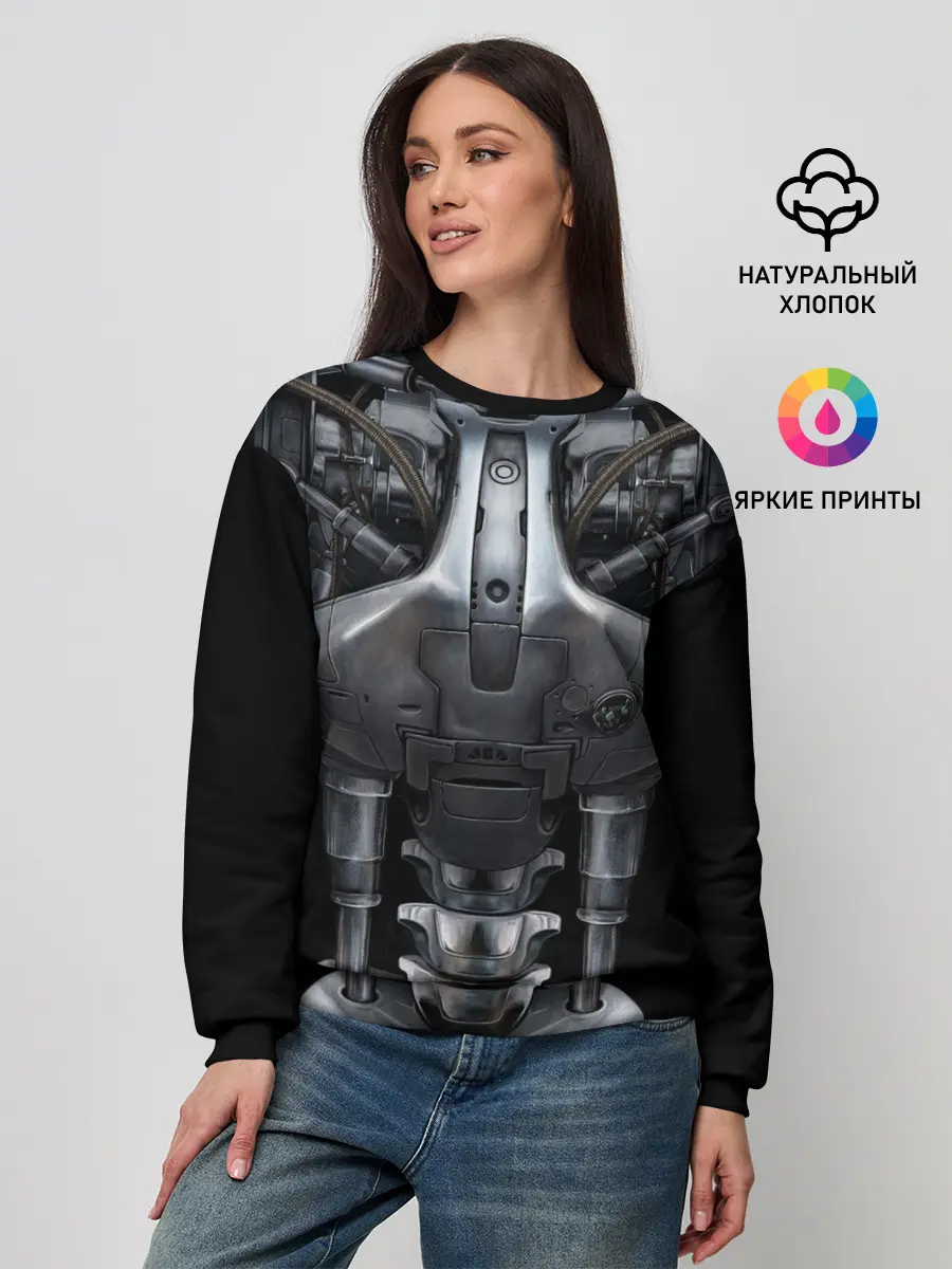 Женский свитшот / Терминатор т-800
