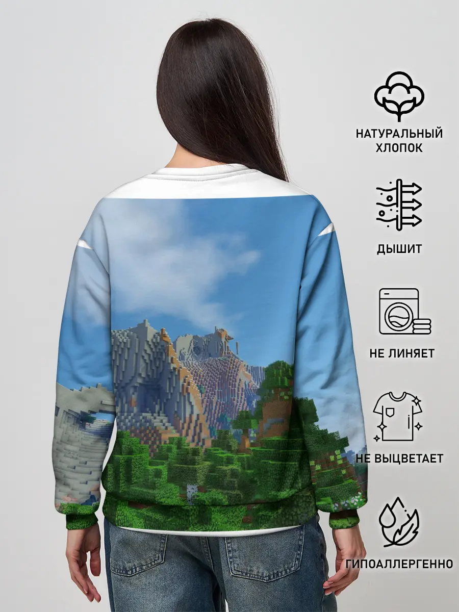 Женский свитшот / Minecraft