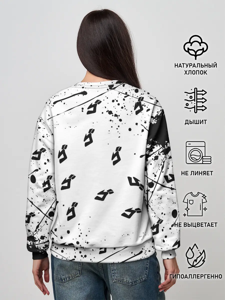 Женский свитшот / KILLER QUEEN черные брызги