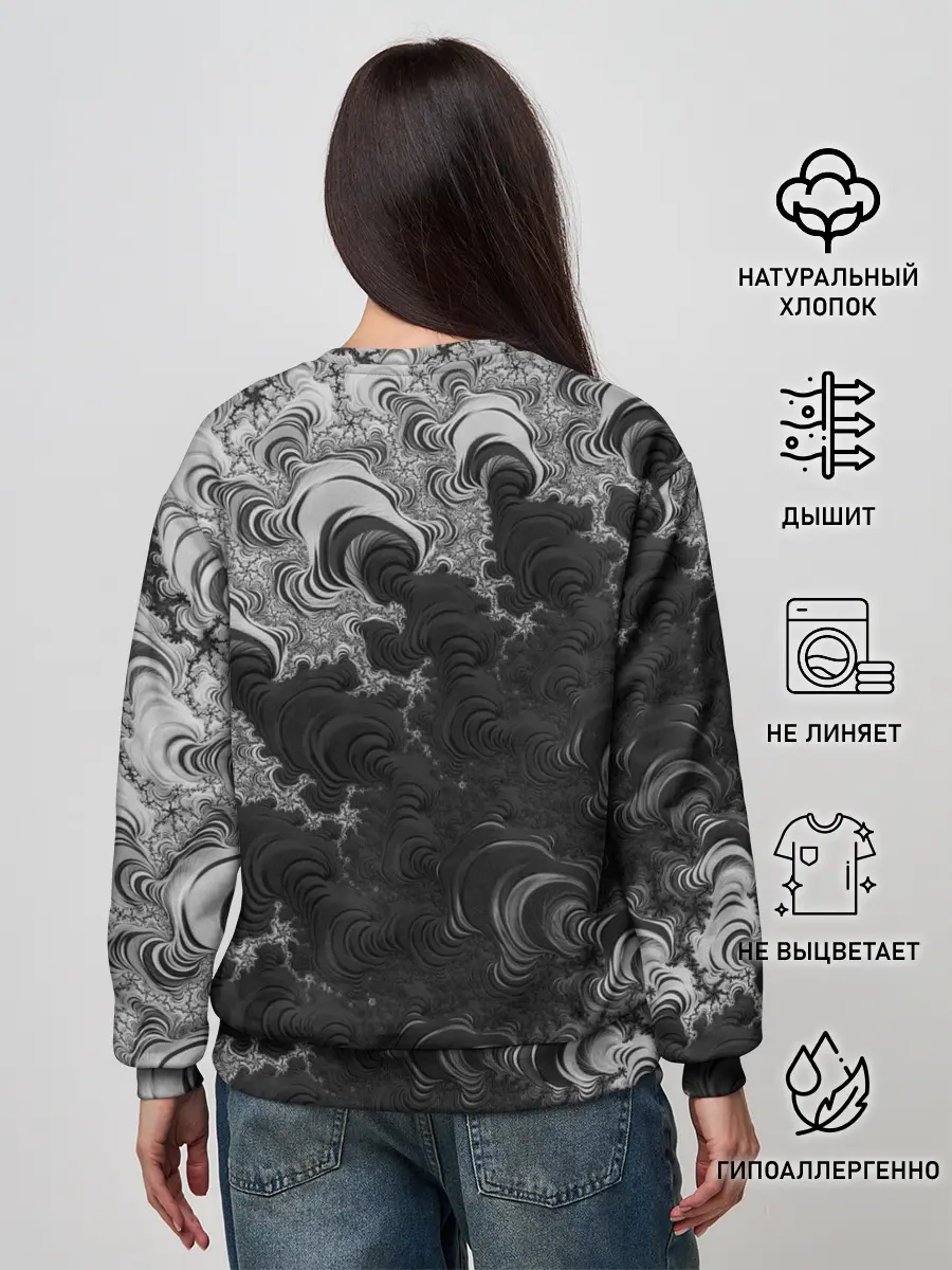 Женский свитшот / Абстракция