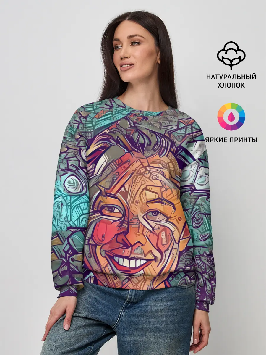 Женский свитшот / МАСК-БОТ