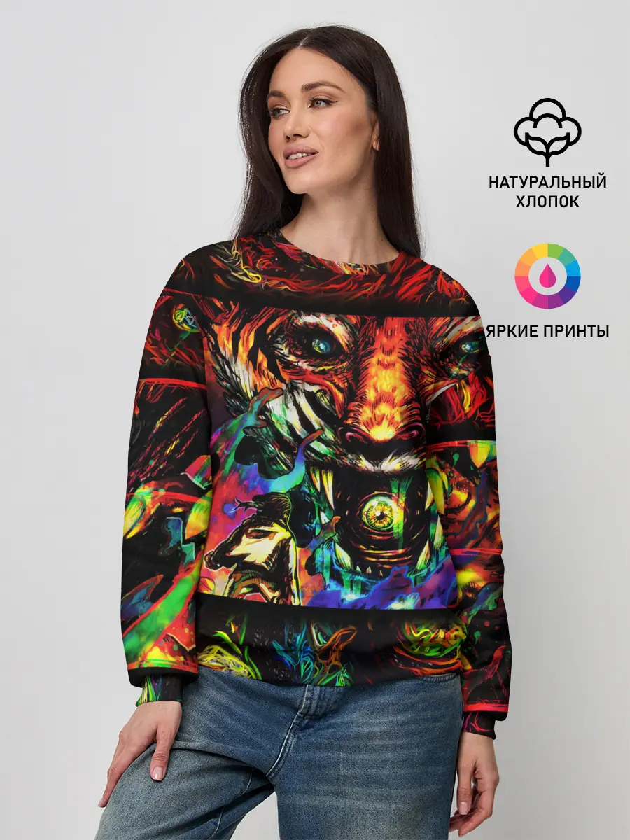 Женский свитшот / HOTLINE MIAMI