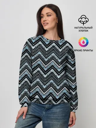 Женский свитшот / Узоры