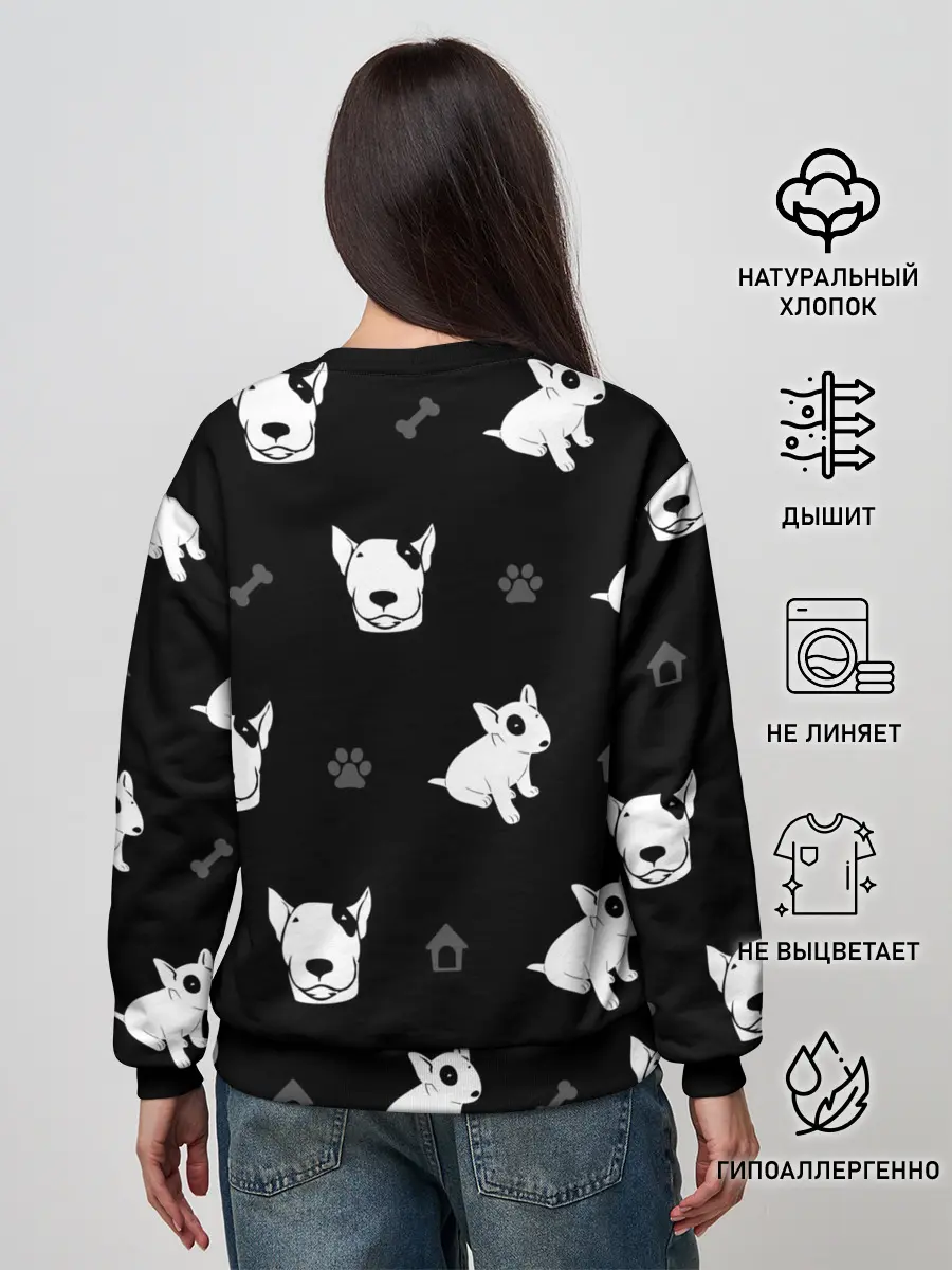 Женский свитшот / Английский бультерьер