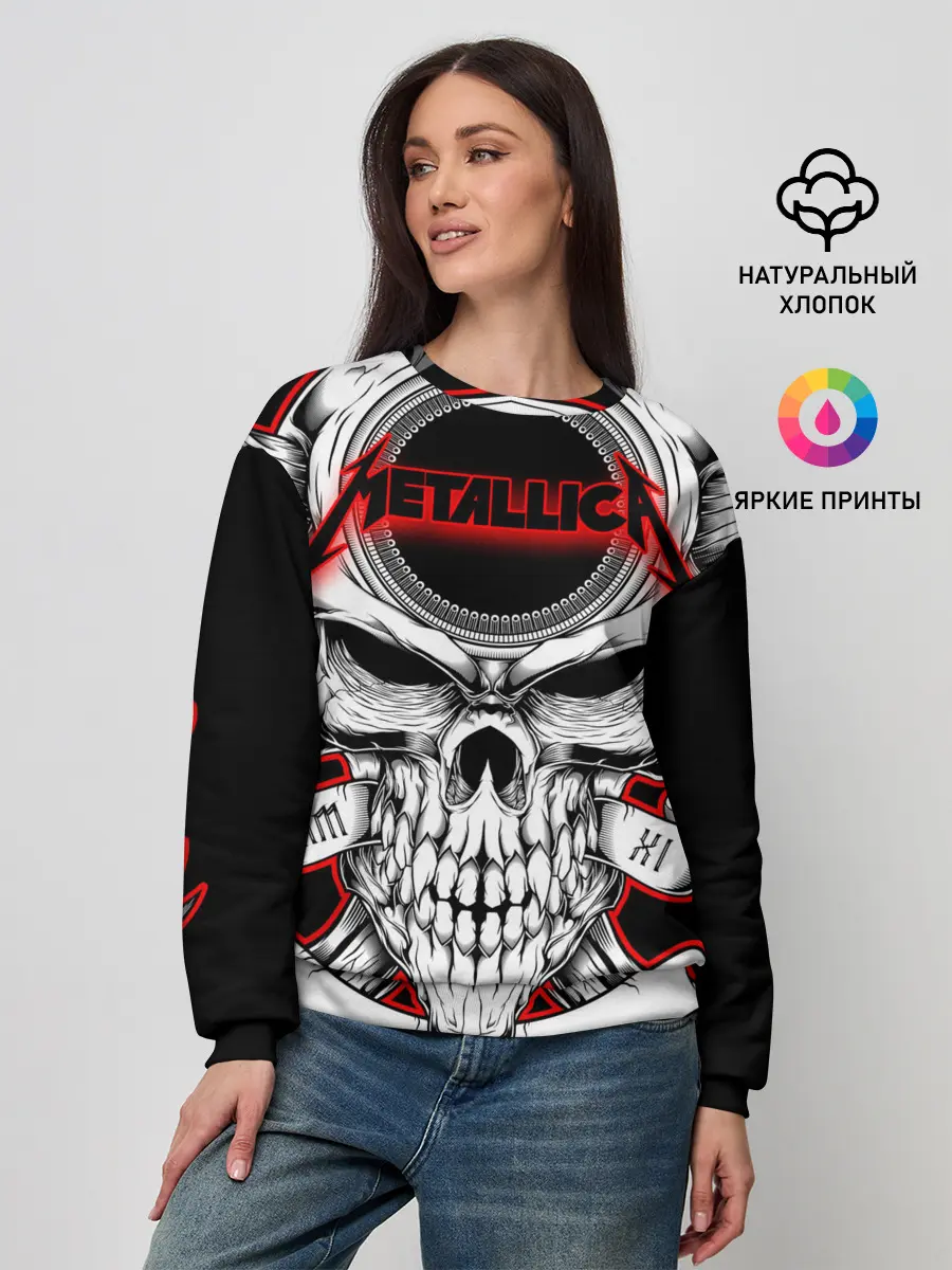 Женский свитшот / Metallica