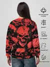 Женский свитшот / Skulls pattern