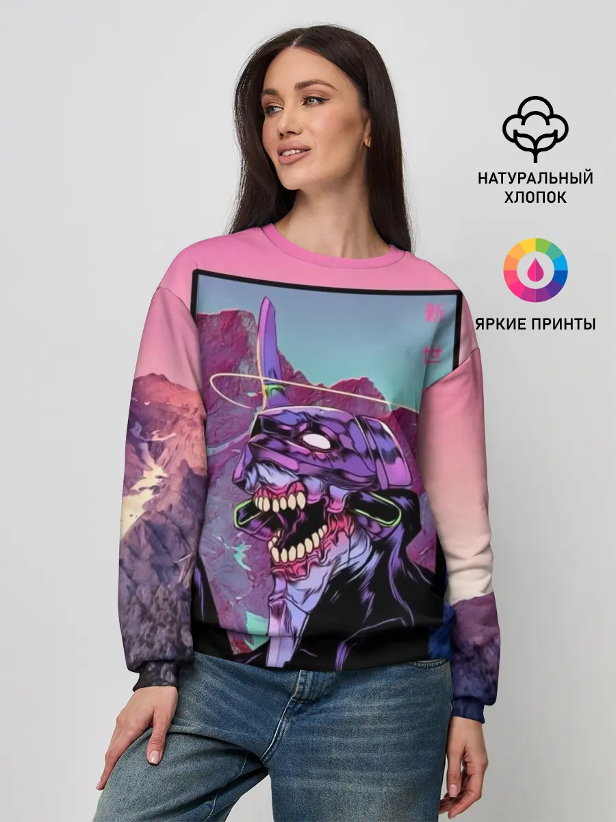 Женский свитшот / Evangelion2