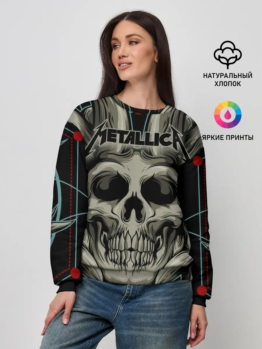 Женский свитшот / Metallica
