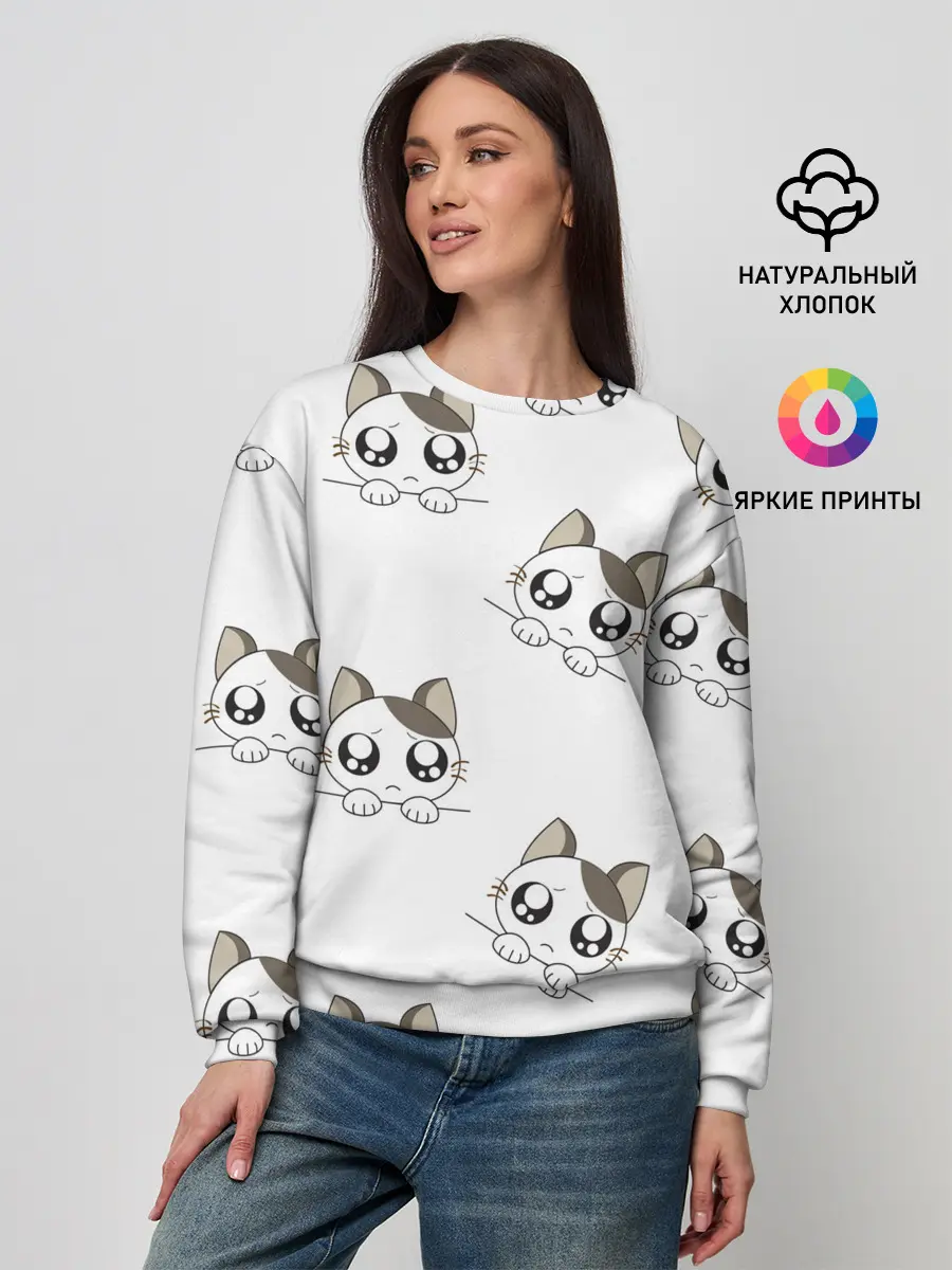 Женский свитшот / Котята