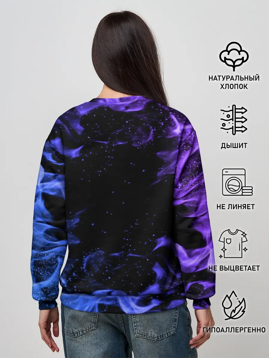 Женский свитшот / ОГОНЬ