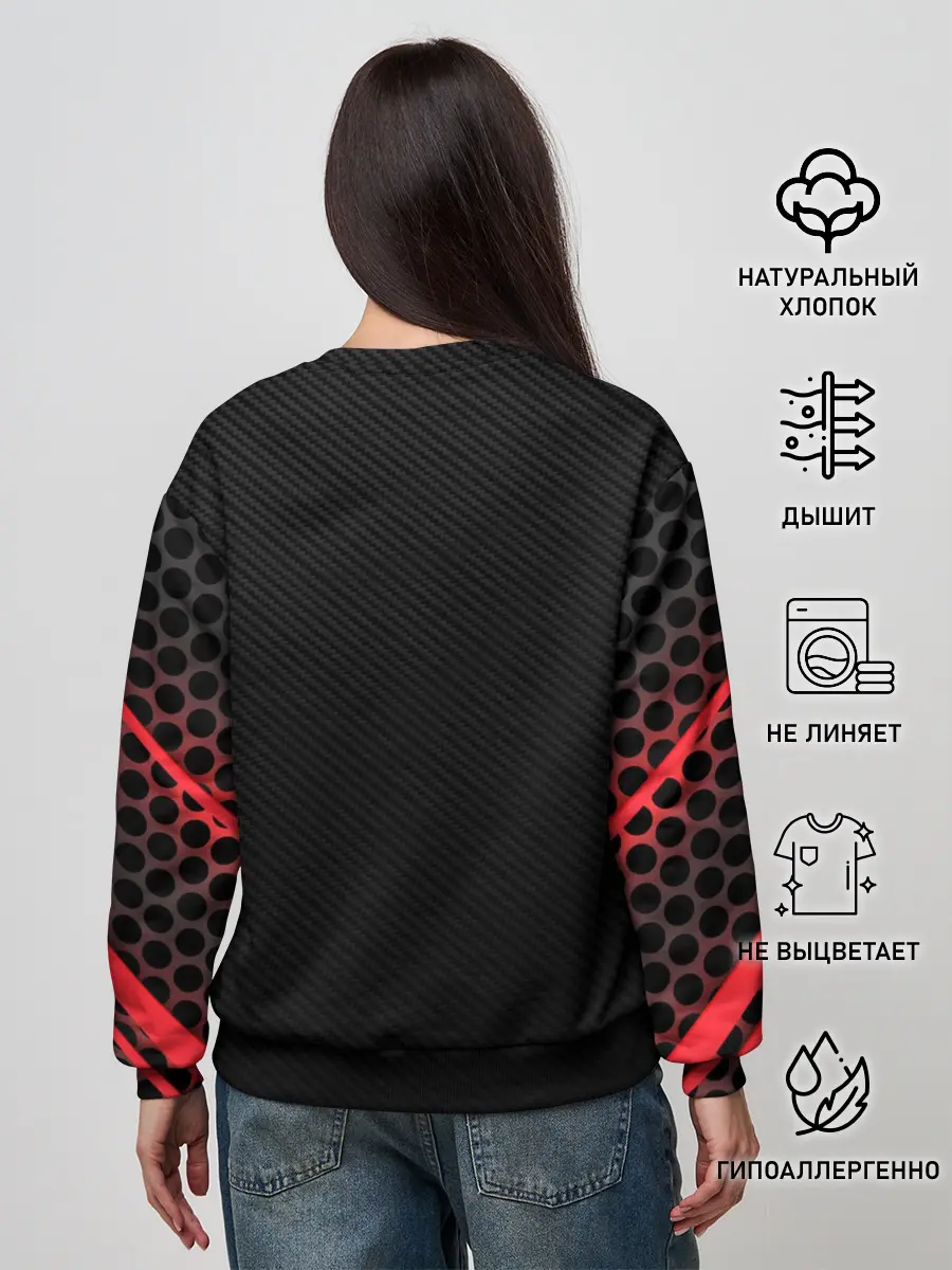 Женский свитшот / KAWASAKI | КАВАСАКИ