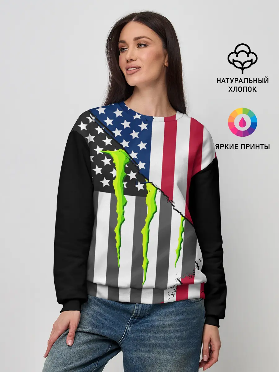 Женский свитшот / MONSTER ENERGY