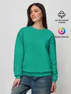 Женский свитшот / Зеленый