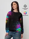 Женский свитшот / Брызги красок