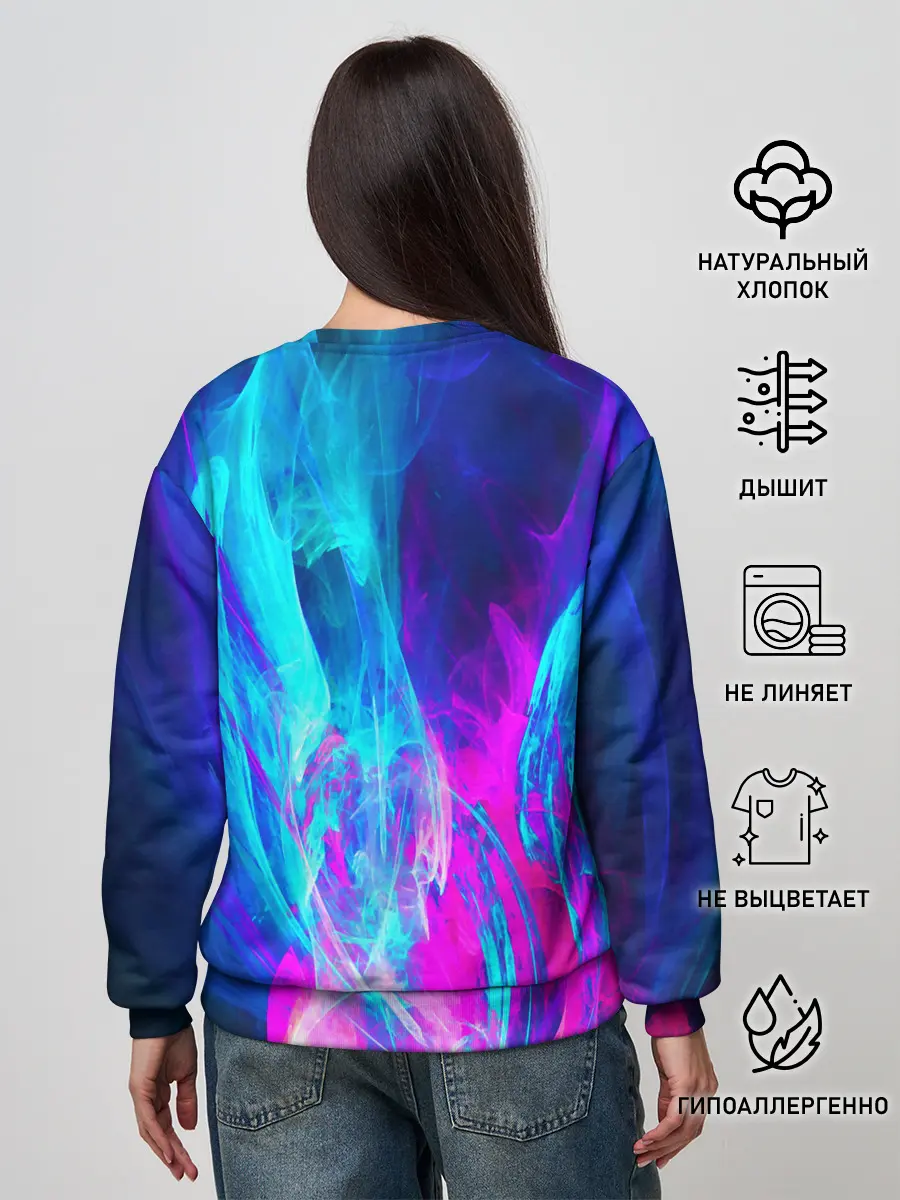 Женский свитшот / НЕОНОВЫЕ КРАСКИ