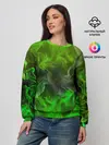 Женский свитшот / ЗЕЛЁНЫЙ ОГОНЬ